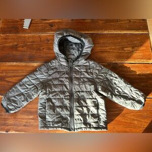 Kids Gray GAP Puffer Jacket